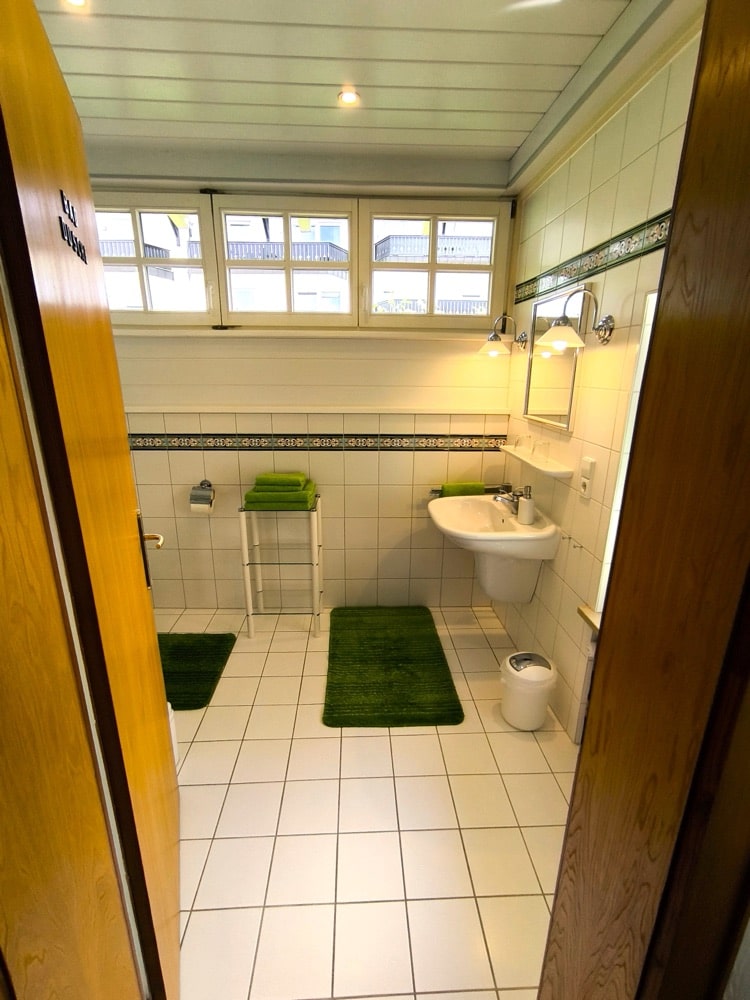 Badezimmer der Ferienwohnung Andreas