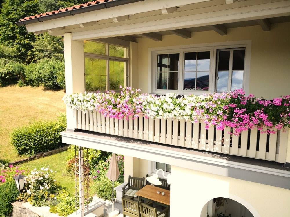 Balkon der Ferienwohnung Andreas von außen
