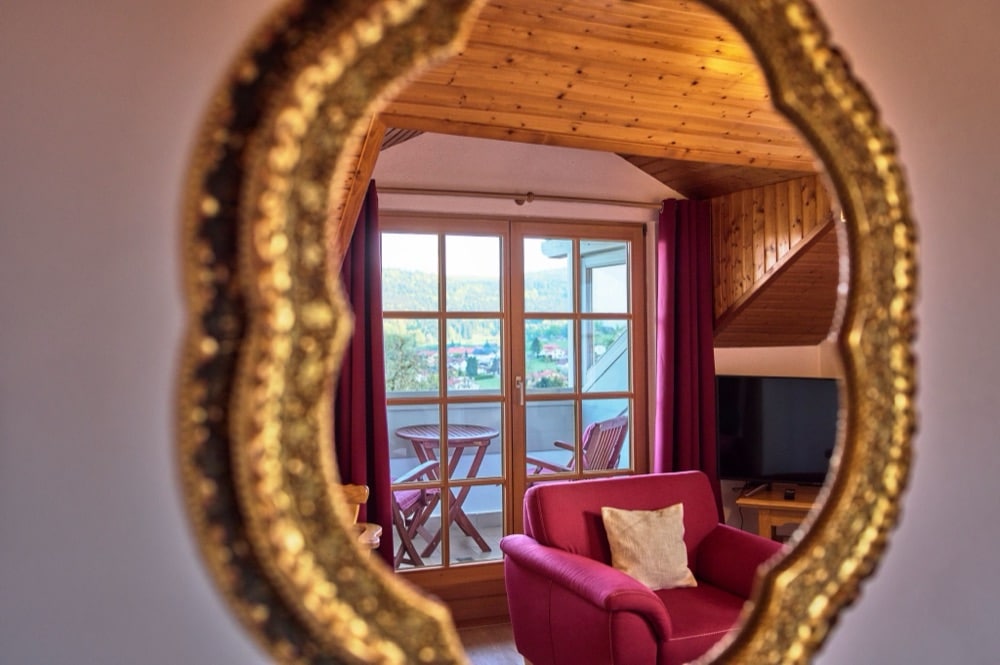 Sitzecke in der Ferienwohnung Christian